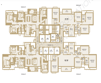 Hiranandani Westgate Waghbil Thane 4BHK Plan